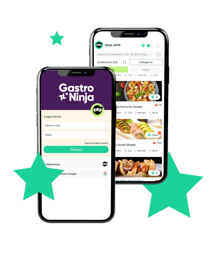 Aplikacja mobilna Gastro Ninja